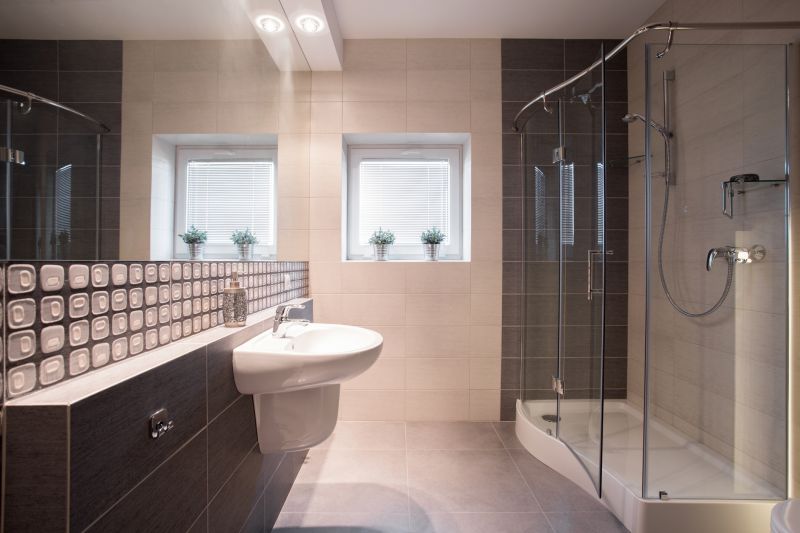 Glass Panel with Chrome Accents